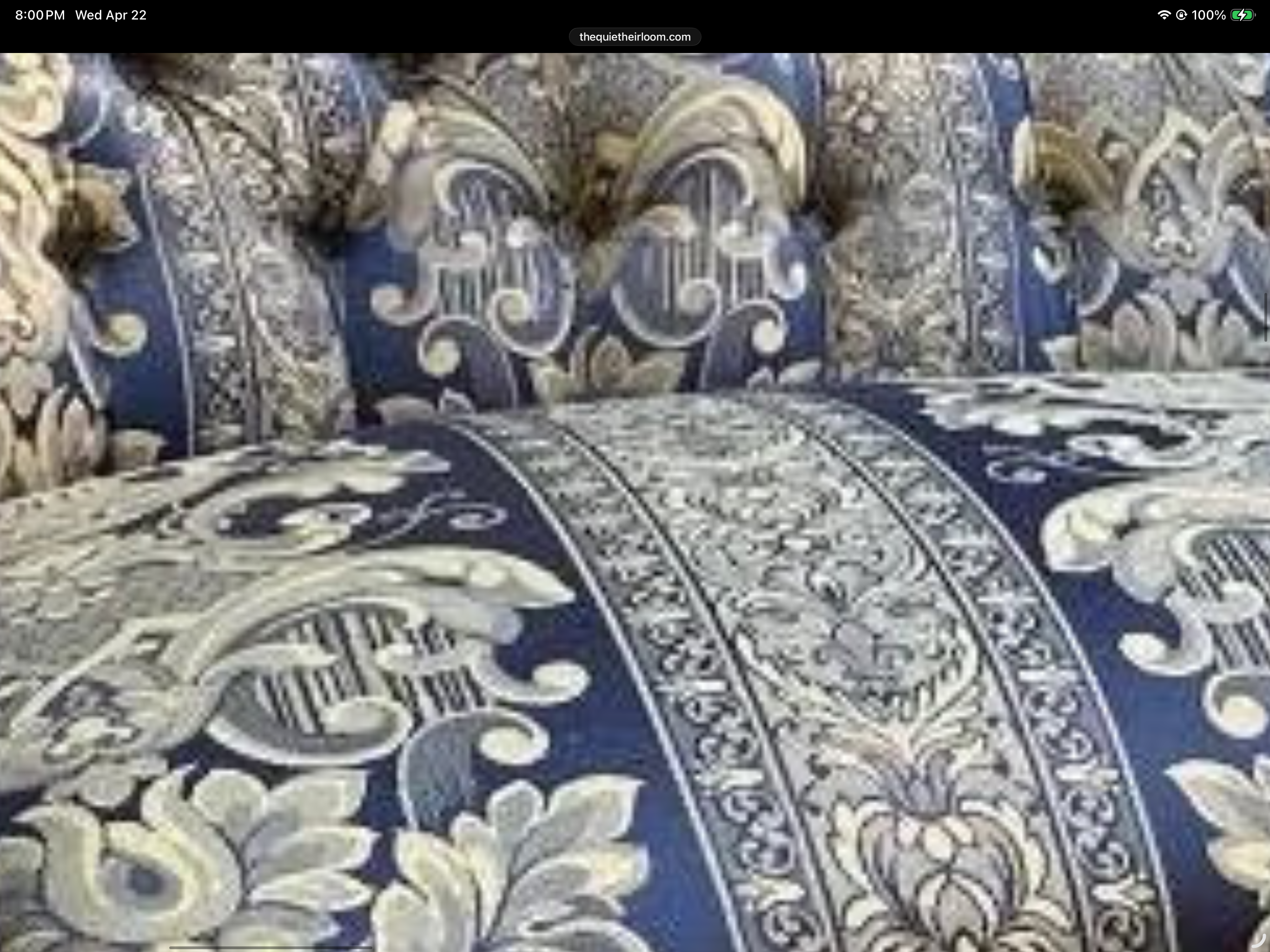 Walnut Sofa 1880
